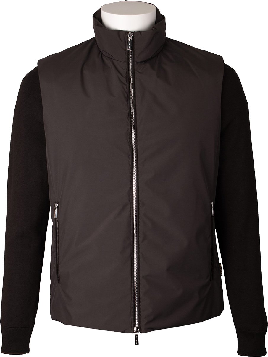 Moorer Hybride jas Evan-H-Stp donkerbruin Bruin