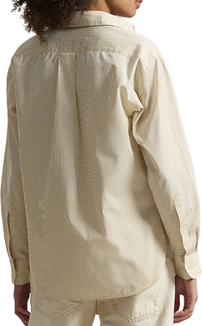 Ralph Lauren Blouse gestreept ecru/wit Neutraal