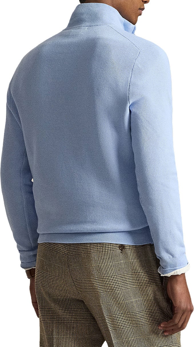 Ralph Lauren Half zip trui lichtblauw Blauw