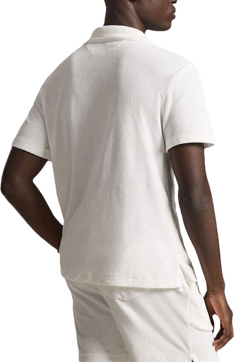 Ralph Lauren Badstof overhemd wit Wit