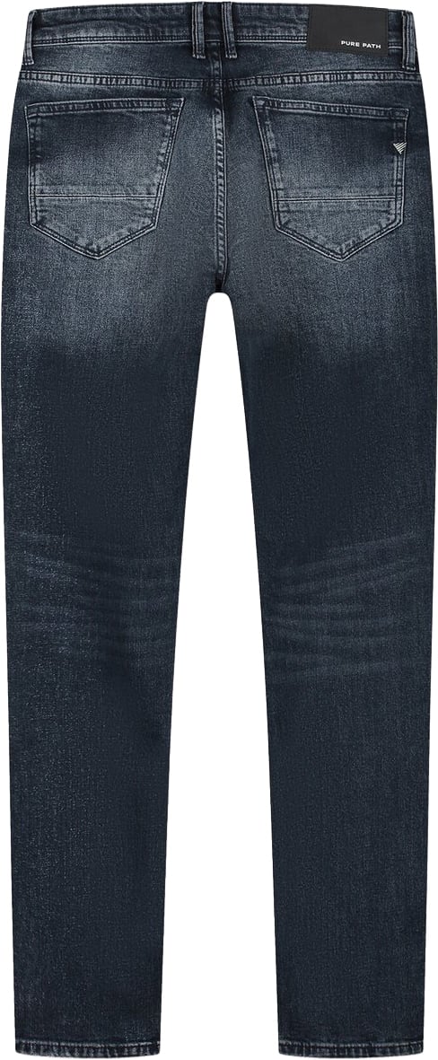 Pure Path The Ryan Slim Fit Jeans Blauw