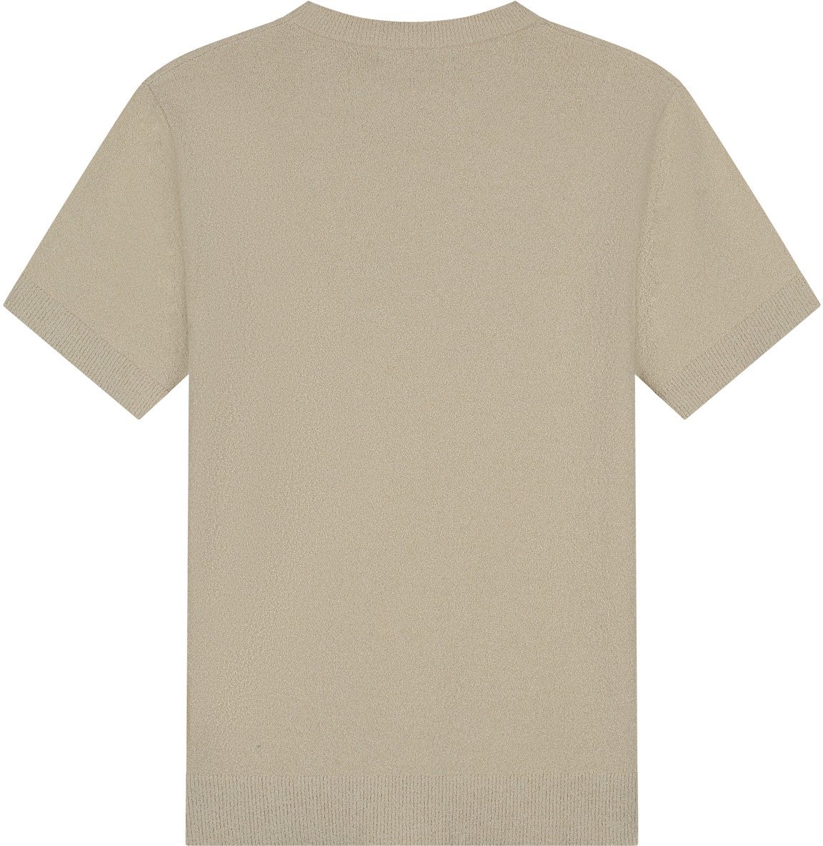 Malelions Malelions Men Bouclé T-Shirt Taupe