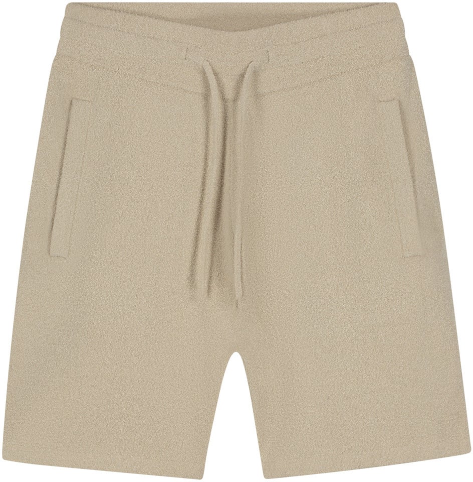 Malelions Malelions Men Bouclé Shorts Taupe
