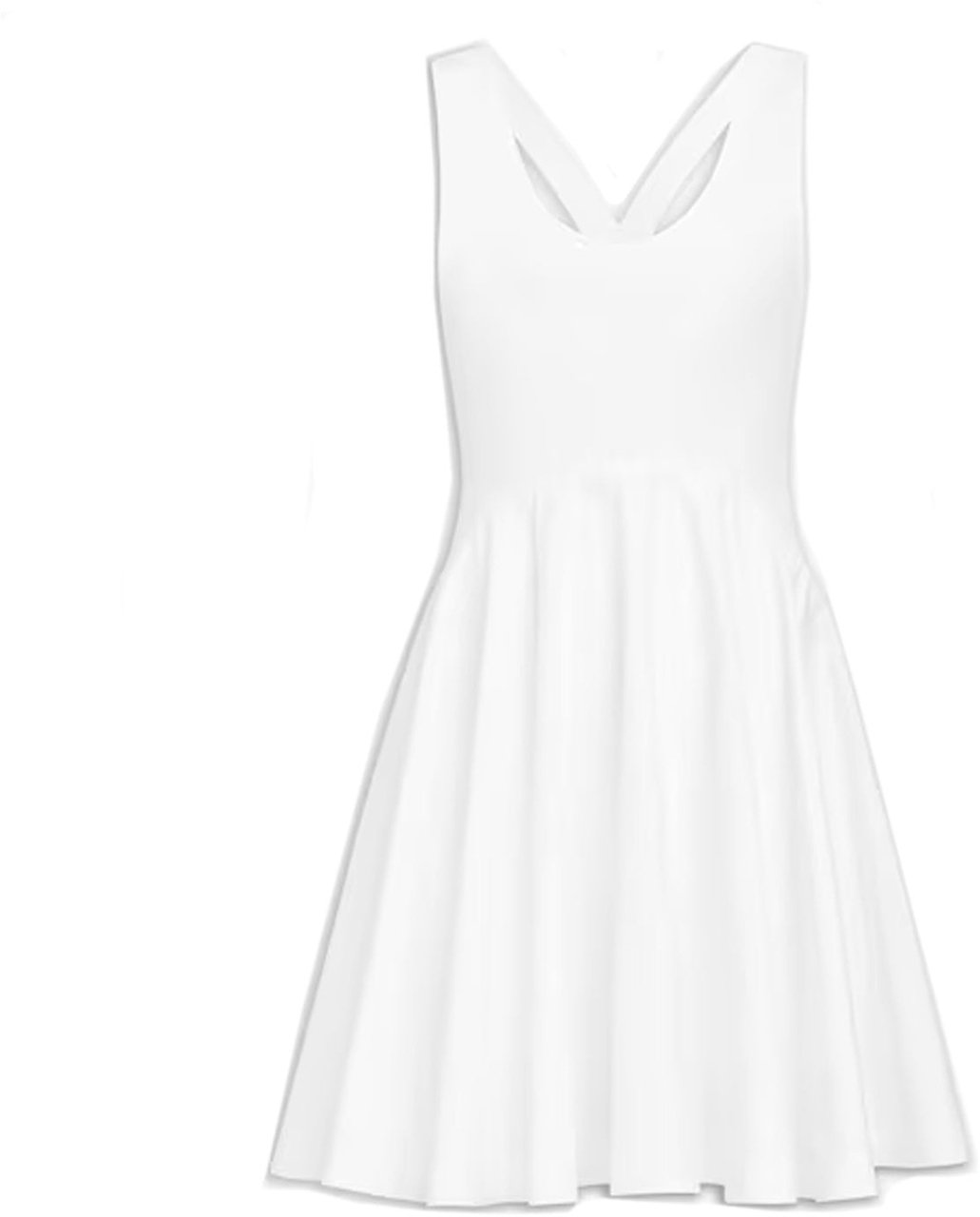 Alaïa Alaia Cotton Mini Dress Wit