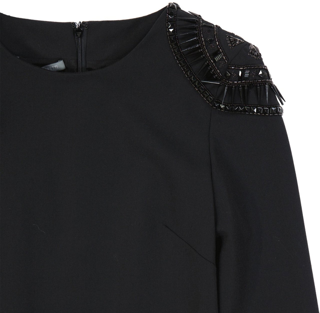 Alberta Ferretti Alberta Ferretti Wool Blend Dress Zwart