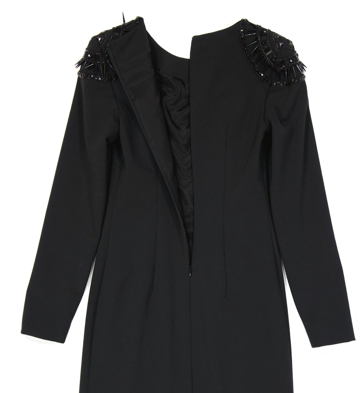 Alberta Ferretti Alberta Ferretti Wool Blend Dress Zwart