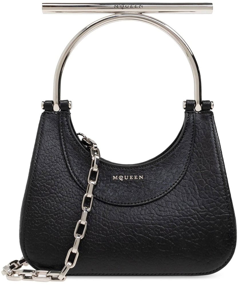 Alexander McQueen Alexander McQueen Mini T-bar Bag Zwart