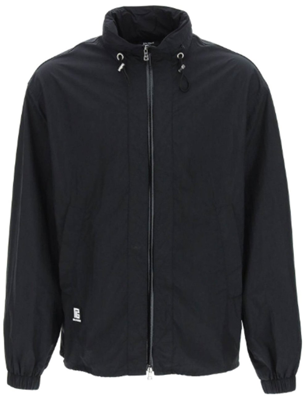 Balmain Balmain Nylon Logo Jacket Zwart