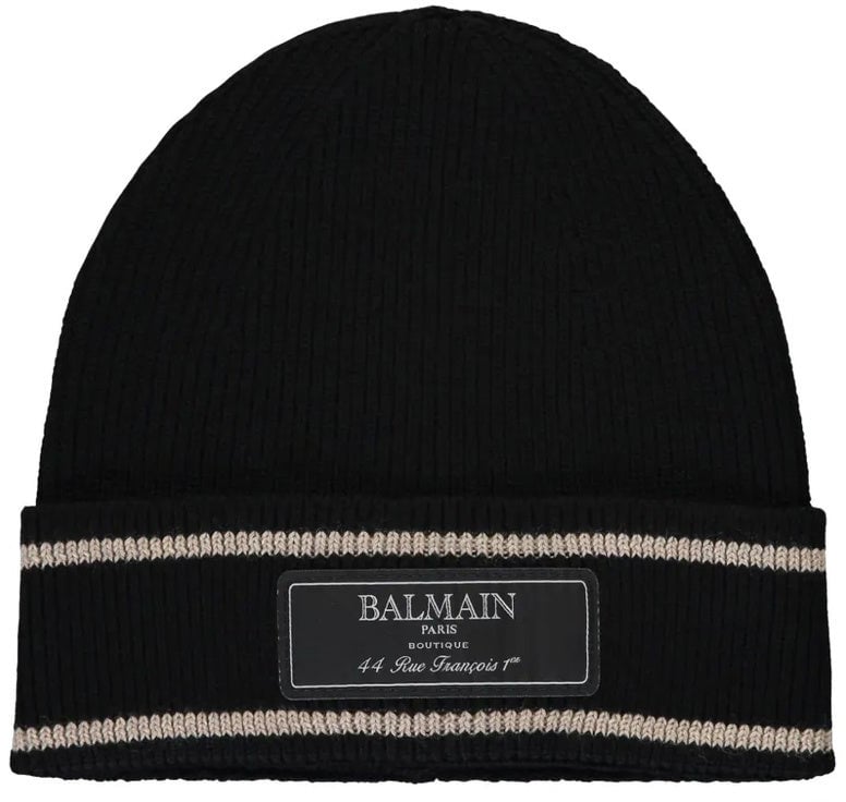 Balmain BALMAIN Wool Hat Zwart