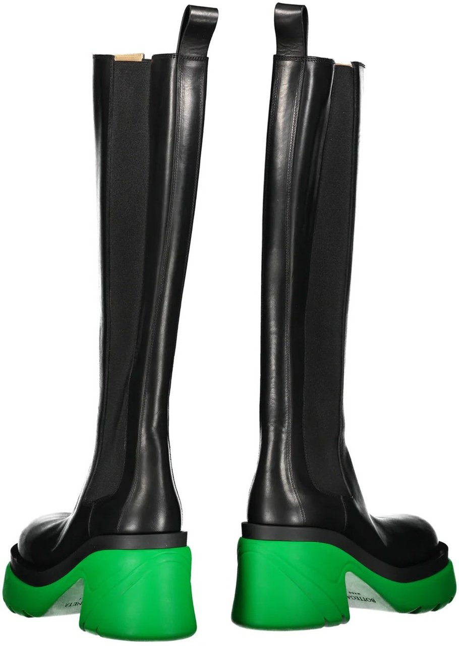 Bottega Veneta Bottega Veneta Flash leather boots Zwart
