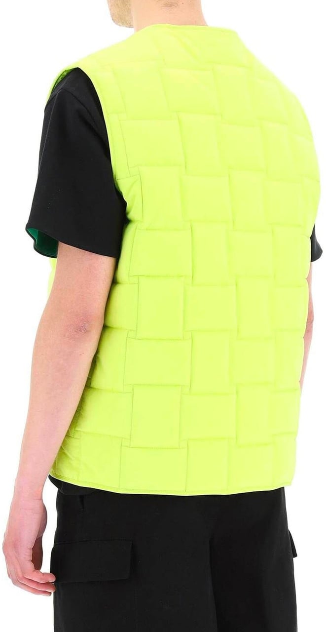 Bottega Veneta Bottega Veneta Padded Vest Jacket Groen