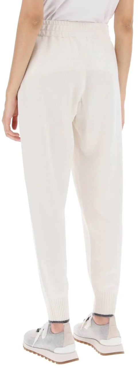 Brunello Cucinelli Brunello Cucinelli Cashmere Jogging Pants Wit
