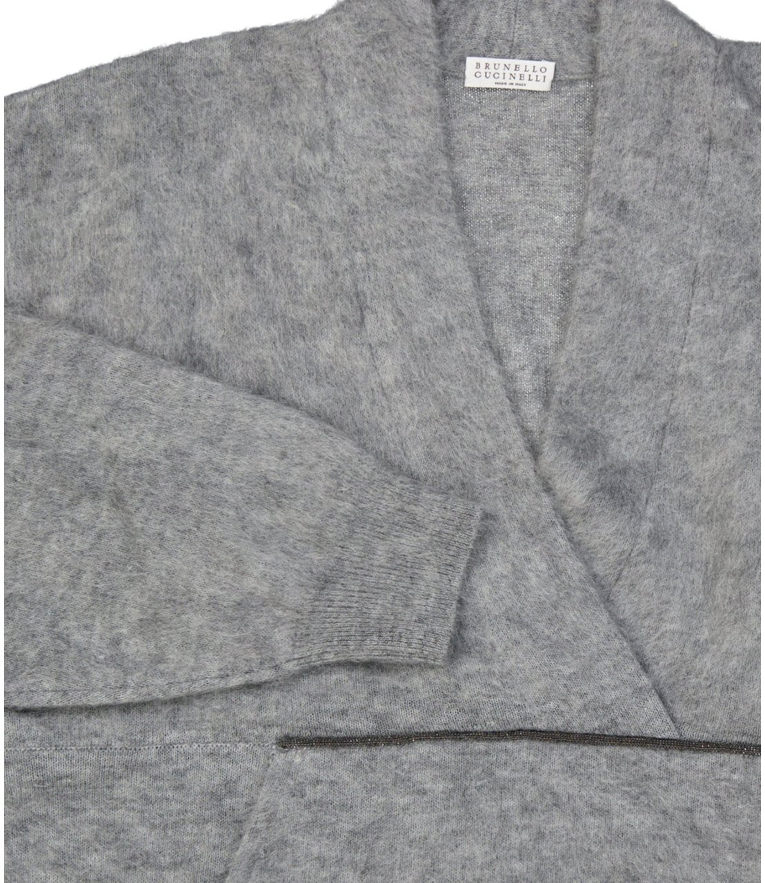Brunello Cucinelli Brunello Cucinelli Mohair Wool Pullover Grijs