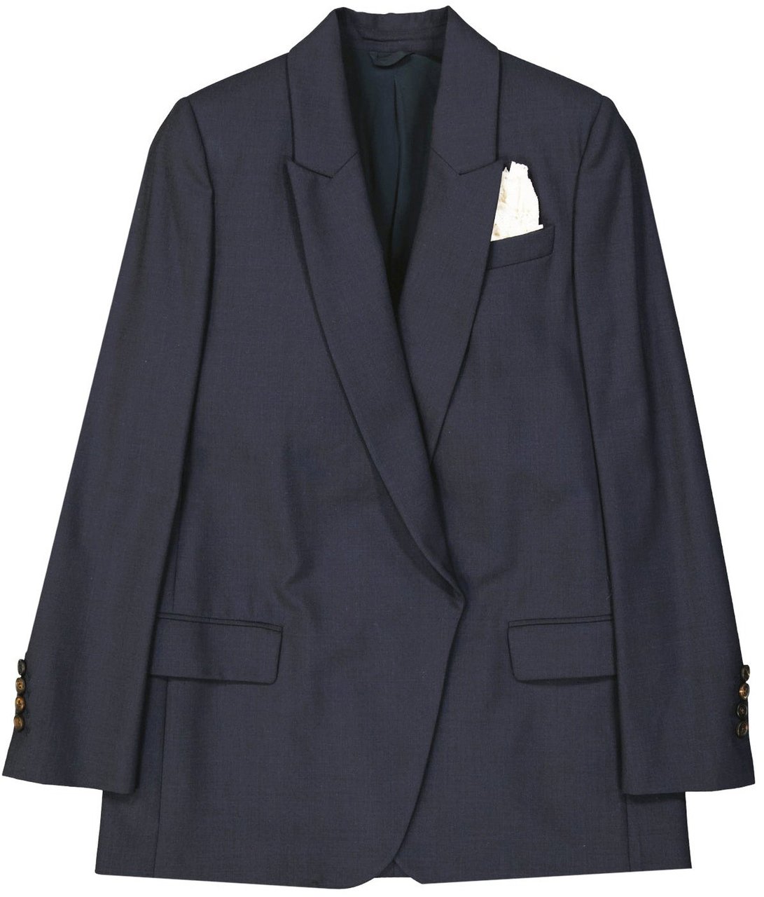 Brunello Cucinelli Brunello Cucinelli Virgin Wool Jacket Blauw