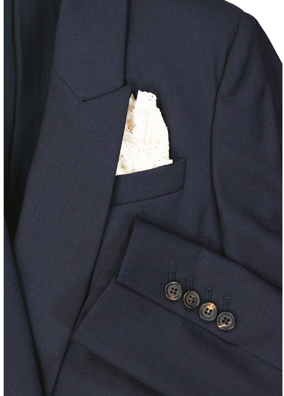 Brunello Cucinelli Brunello Cucinelli Virgin Wool Jacket Blauw