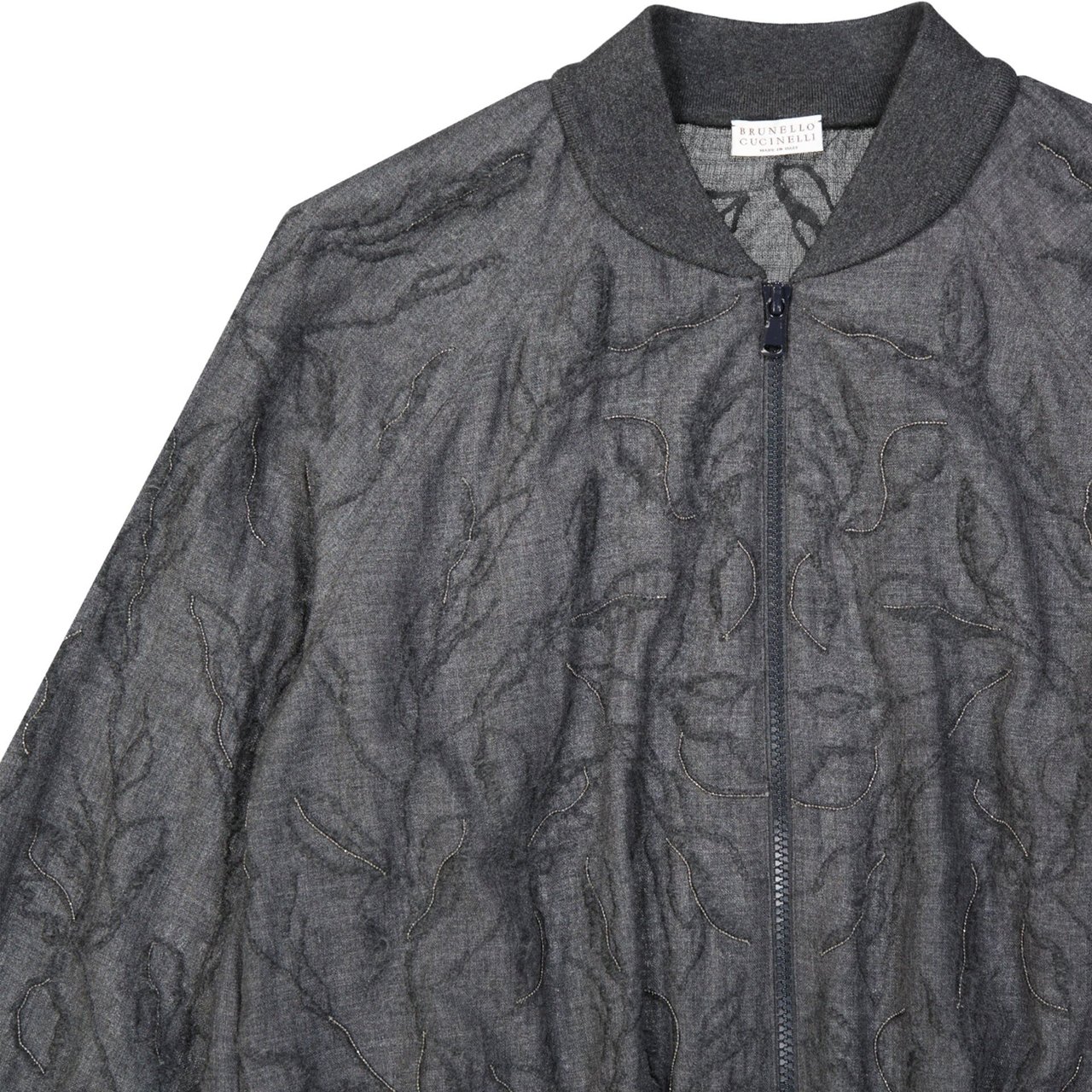 Brunello Cucinelli Brunello Cucinelli Wool Jacket Grijs