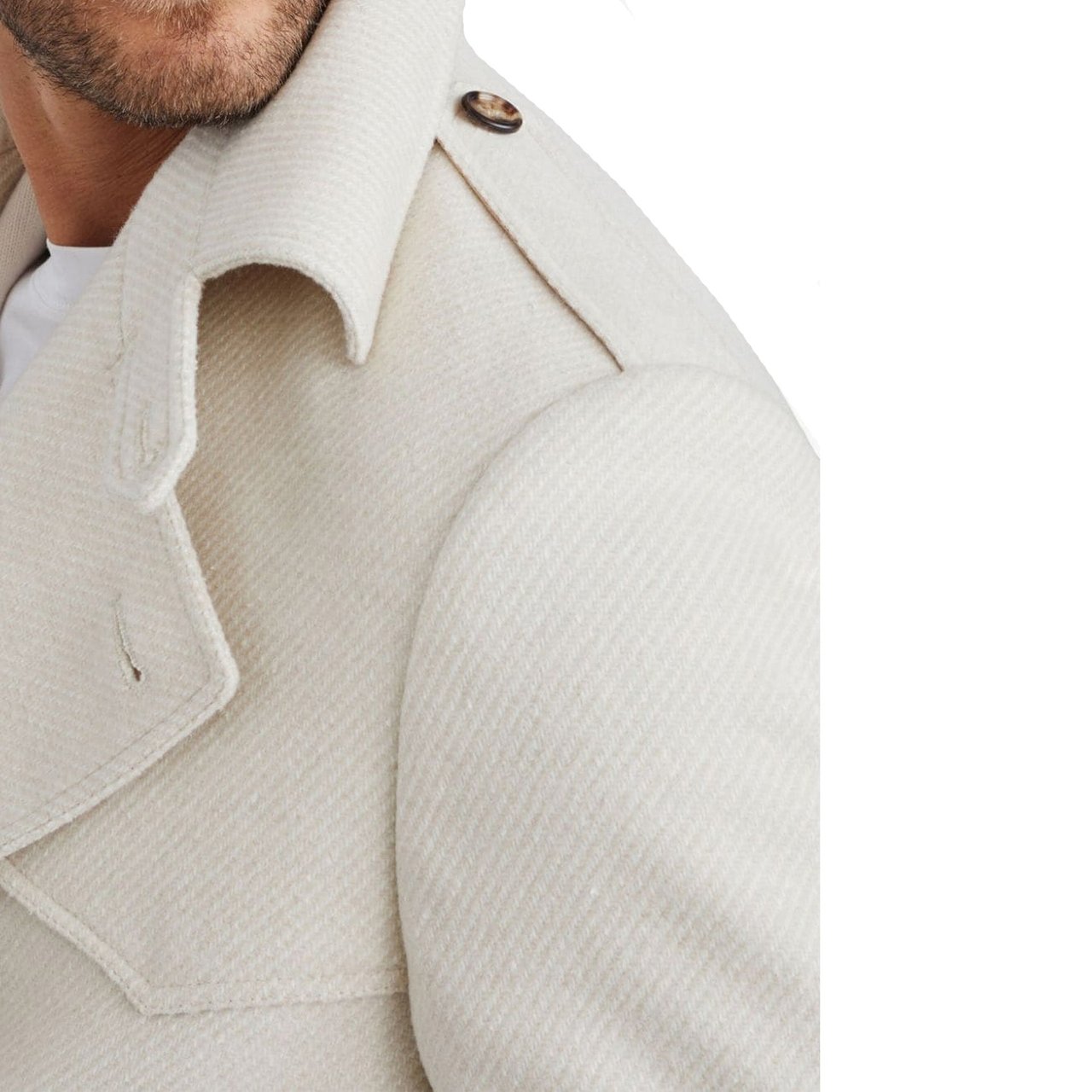 Brunello Cucinelli Brunello Cucinelli Wool Trench Coat Beige