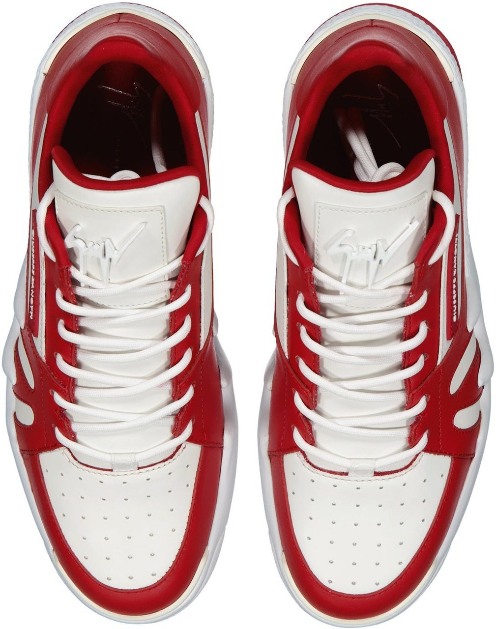 Giuseppe Zanotti Giuseppe Zanotti Leather Sneakers Rood