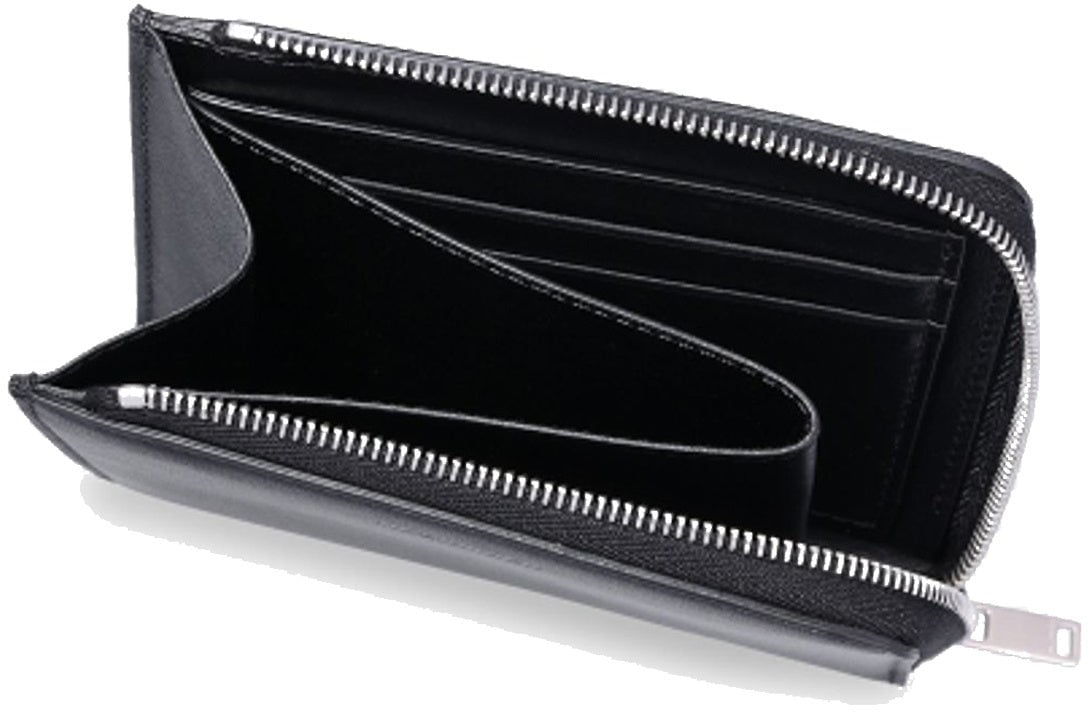Jil Sander Jil Sander Logo Nappa Wallet Zwart