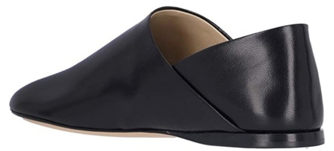 Loewe Loewe 'Slipper Toy' Leather Loafers Zwart