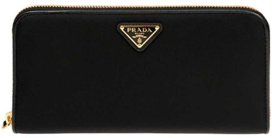 Prada Prada Nylon Logo Wallet Zwart