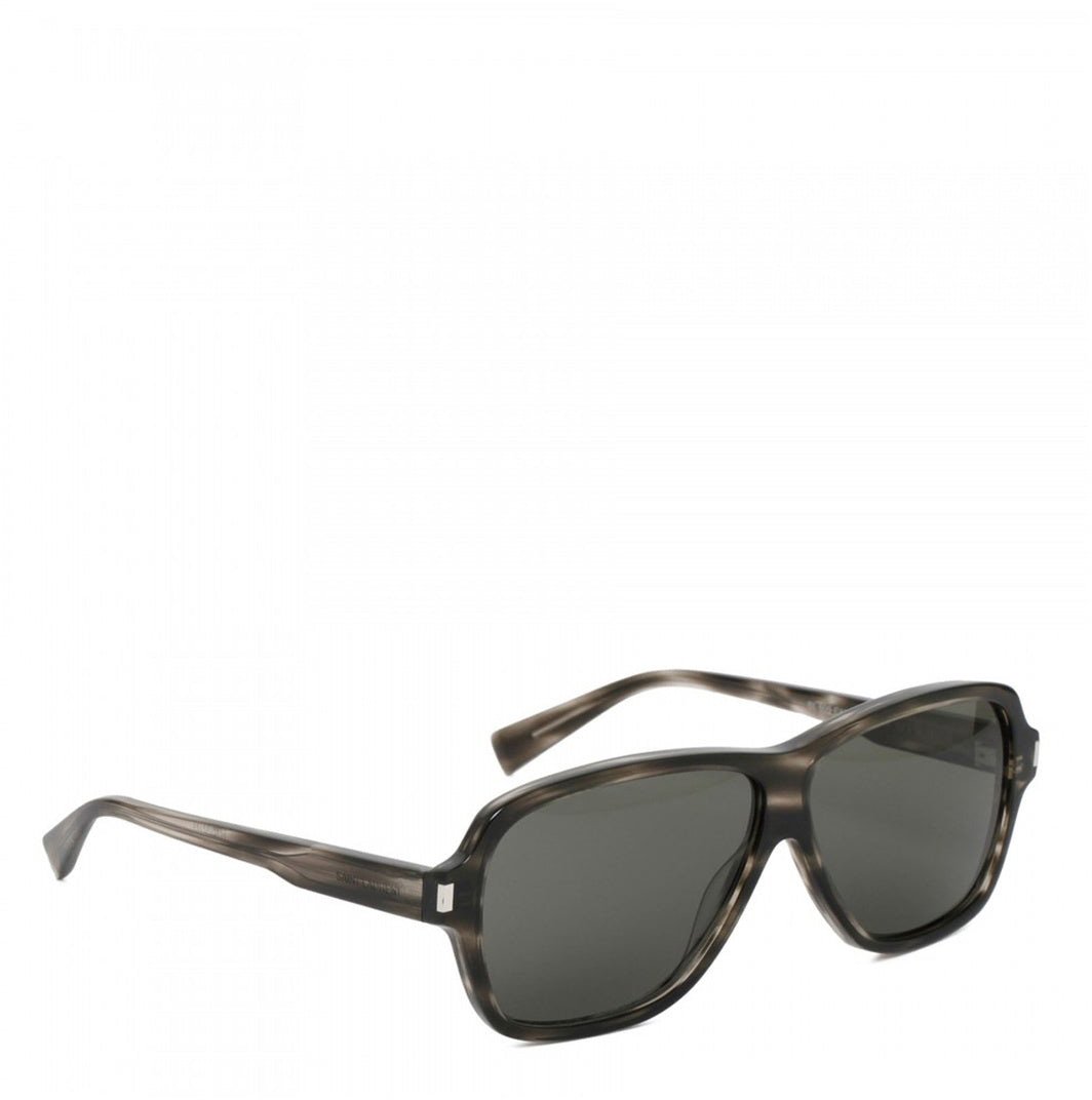 Saint Laurent Saint Laurent 609 Aviator Sunglasses Grijs