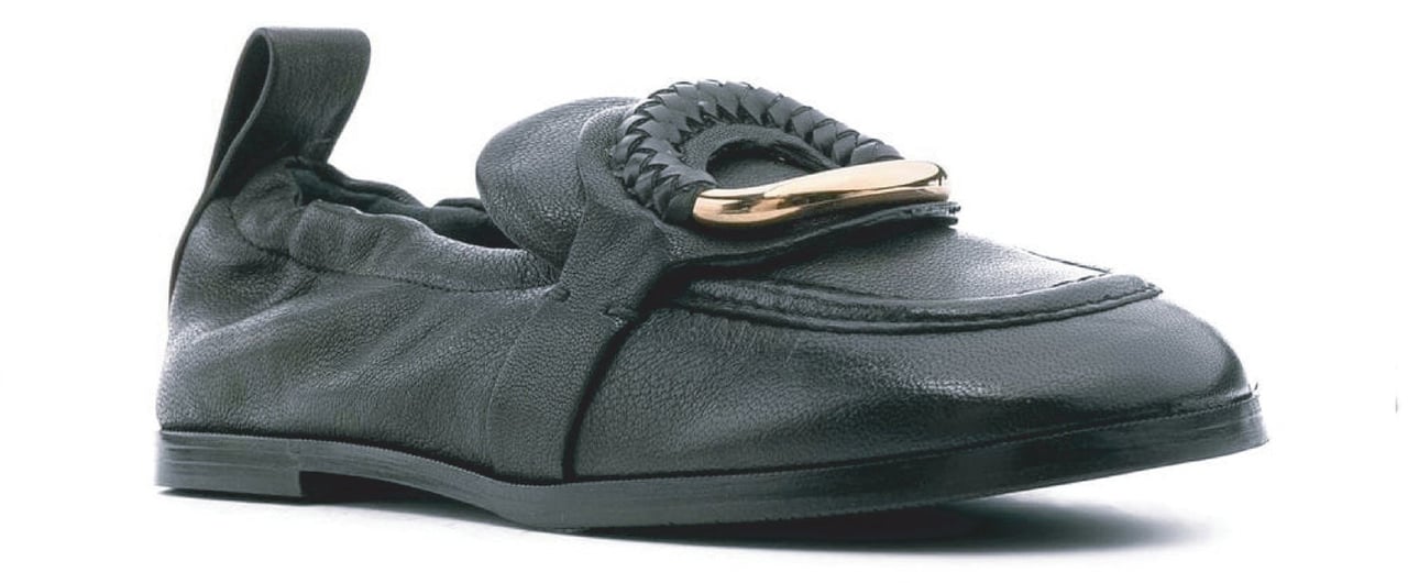 See by Chloe See By Chloe Hana Leather Loafers Zwart