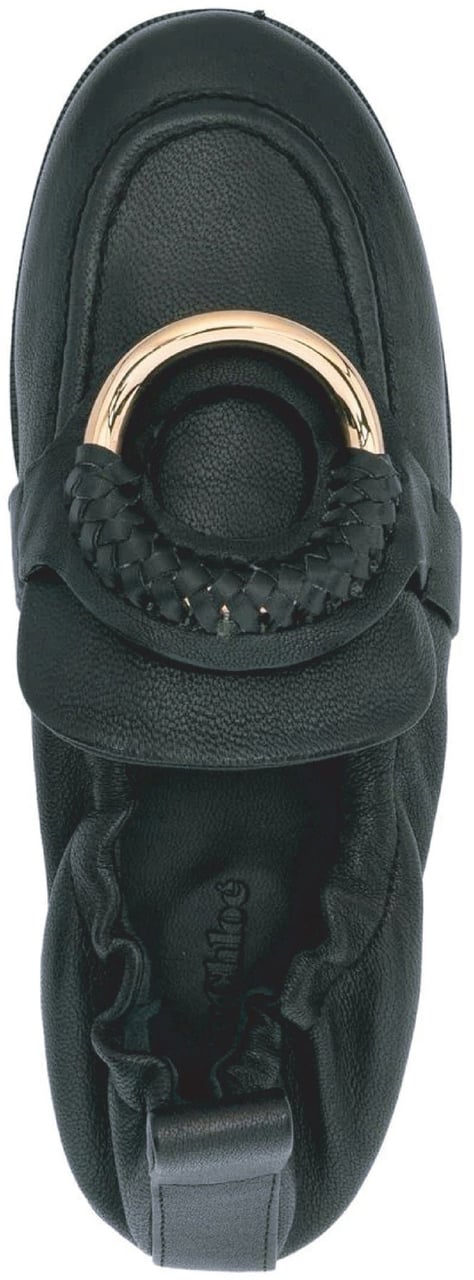 See by Chloe See By Chloe Hana Leather Loafers Zwart