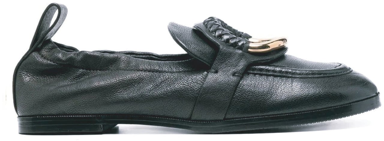 See by Chloe See By Chloe Hana Leather Loafers Zwart