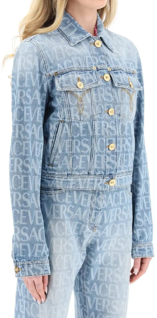 Versace VERSACE Denim Jacket Blauw