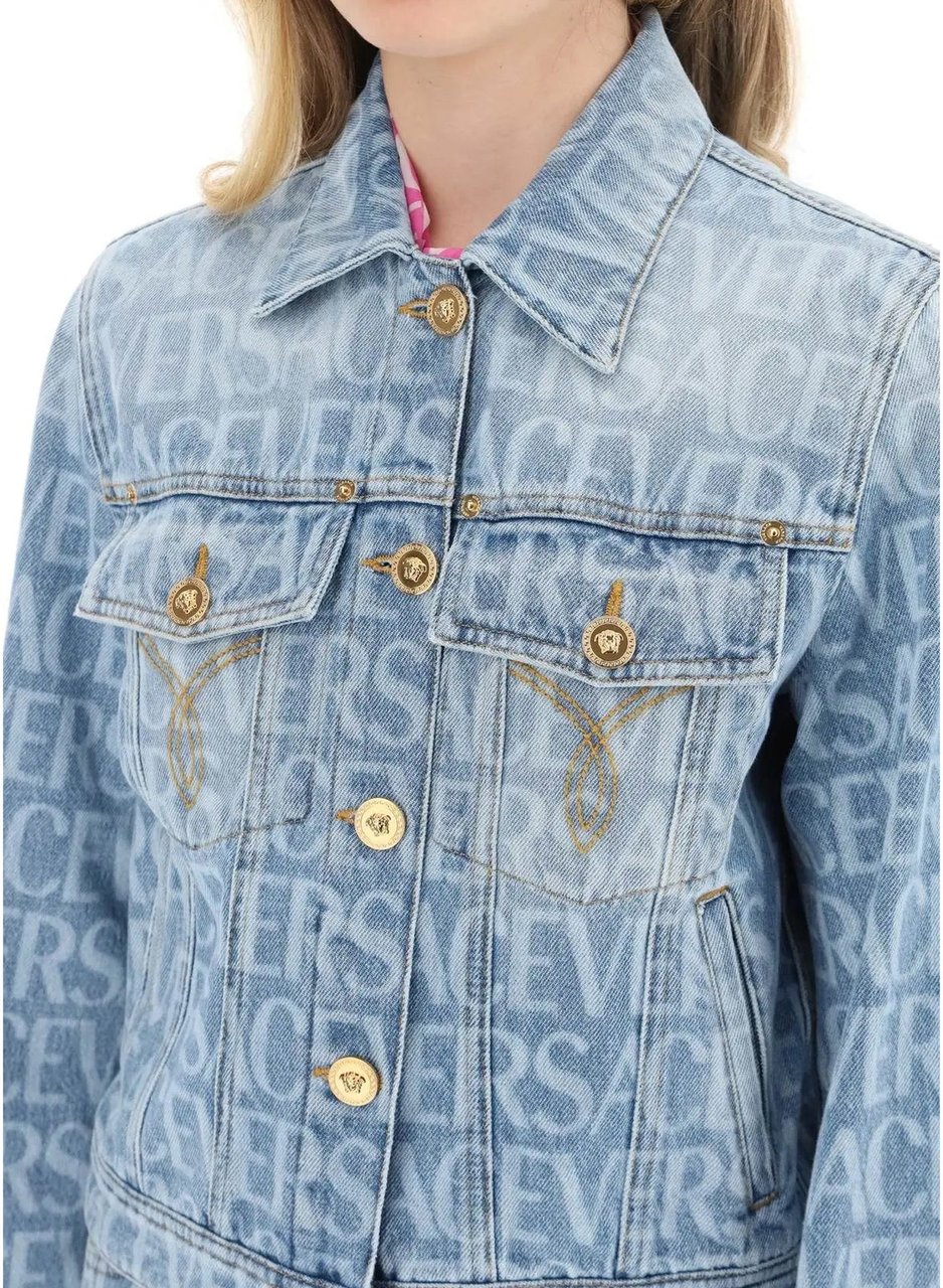 Versace VERSACE Denim Jacket Blauw