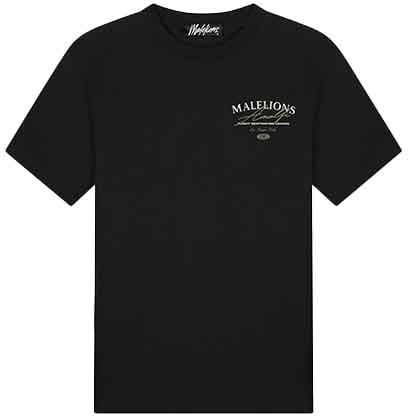 Malelions Malelions Men Dolce Vita T-Shirt Zwart