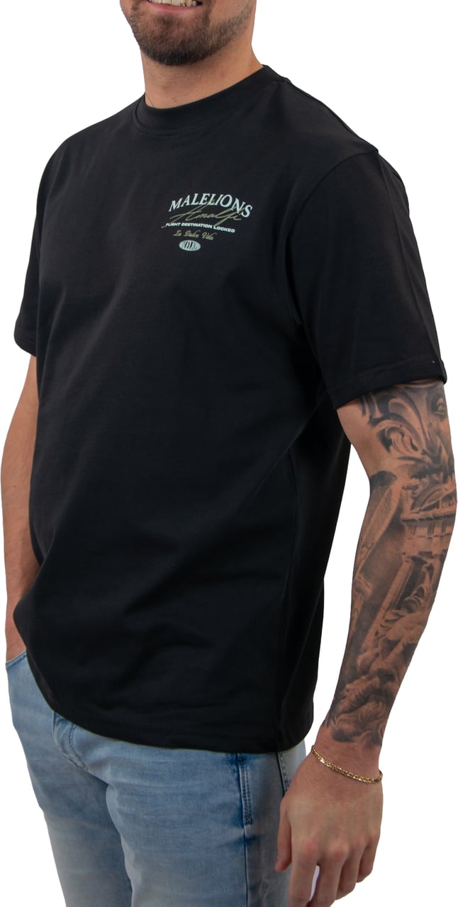 Malelions Malelions Men Dolce Vita T-Shirt Zwart