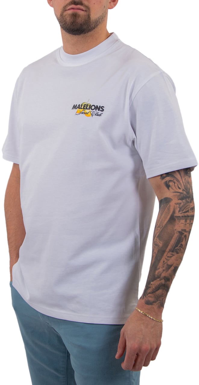 Malelions Malelions Men Limone Di Capri T-Shirt Wit
