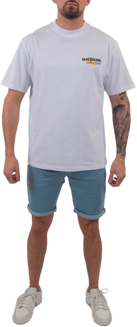 Malelions Malelions Men Limone Di Capri T-Shirt Wit