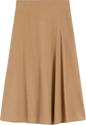 Max Mara Skirts Leather Brown Beige