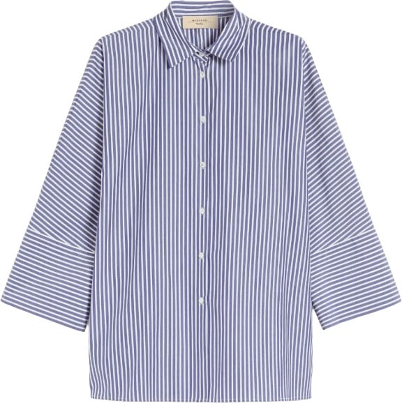 Max Mara Shirts Blue Blauw