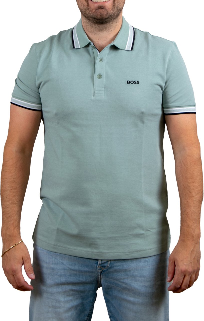 Boss Heren Polo Groen