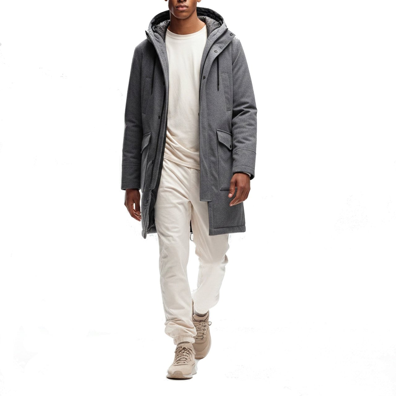 Herno Herno Cashmere Coat Grijs