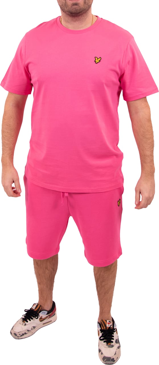 Lyle & Scott Lyle & Scott Plain T-Shirt Y121 Roze