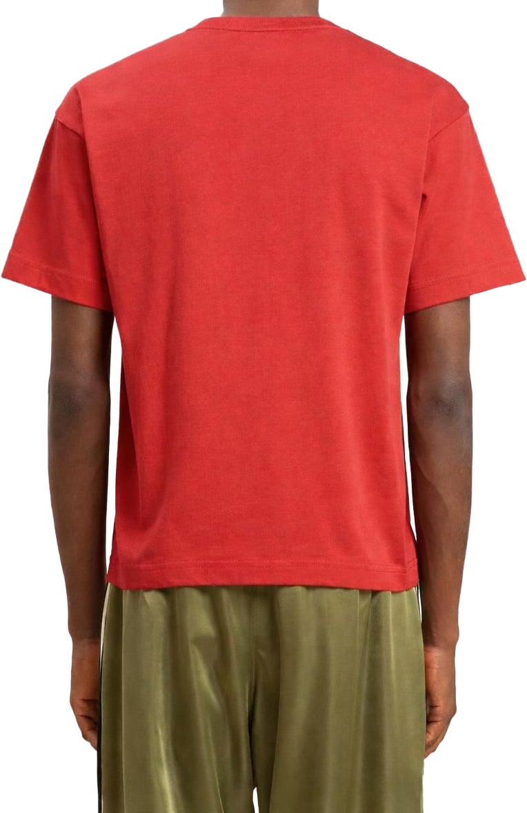 Palm Angels Basic T-shirt Red Rood