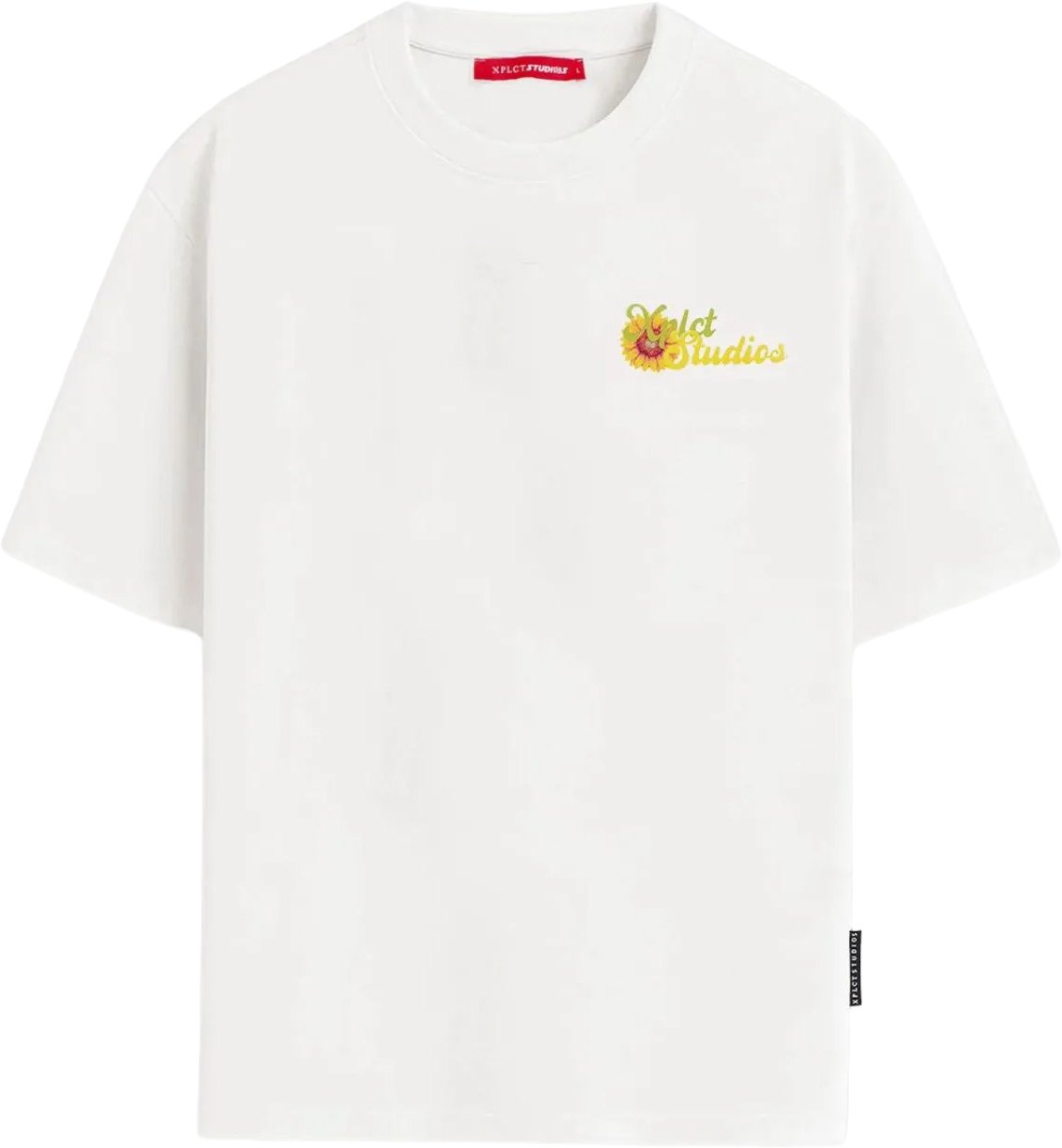 XPLCT Studios Flowers Tee Offwhite Wit