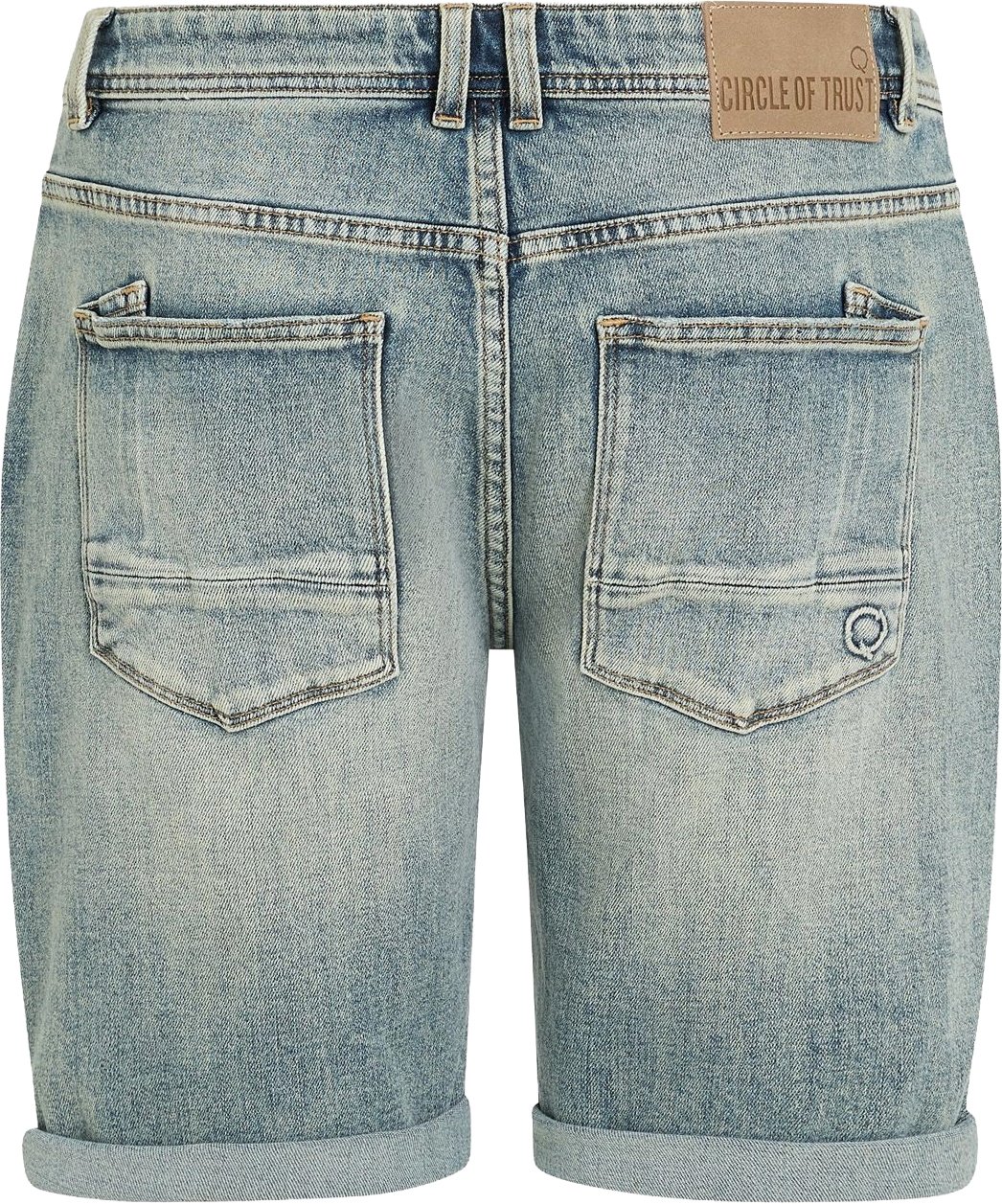 Circle of Trust Connor Short Dnm Misty Indigo Blauw