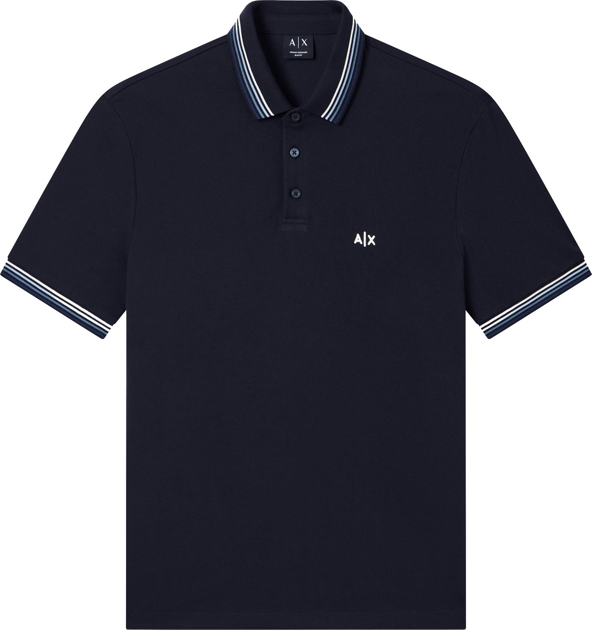 Armani Exchange Polo Shirt Blauw