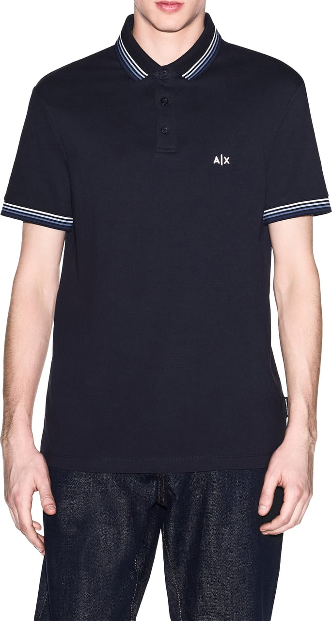 Armani Exchange Polo Shirt Blauw