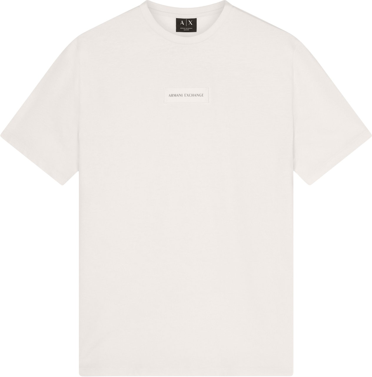 Armani Exchange T-shirt Cream Wit