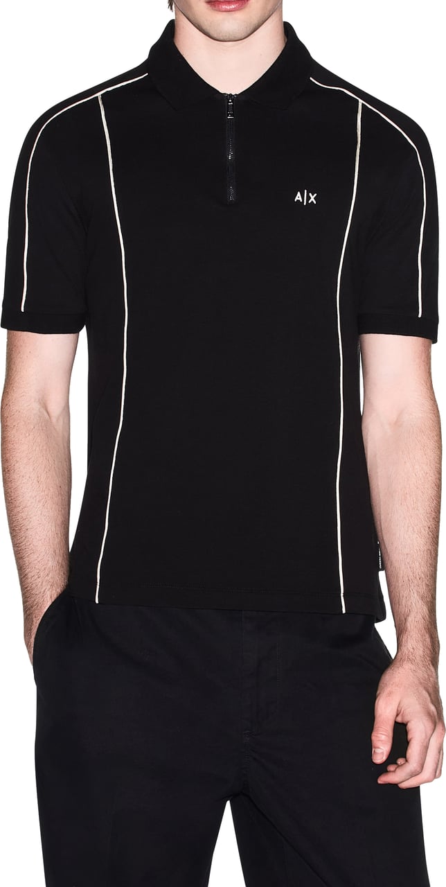 Armani Exchange Polo Black Zwart