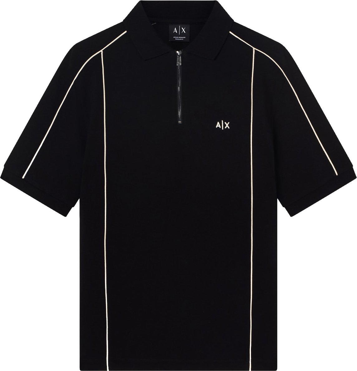 Armani Exchange Polo Black Zwart