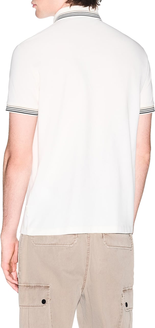 Armani Exchange Polo Cream Wit