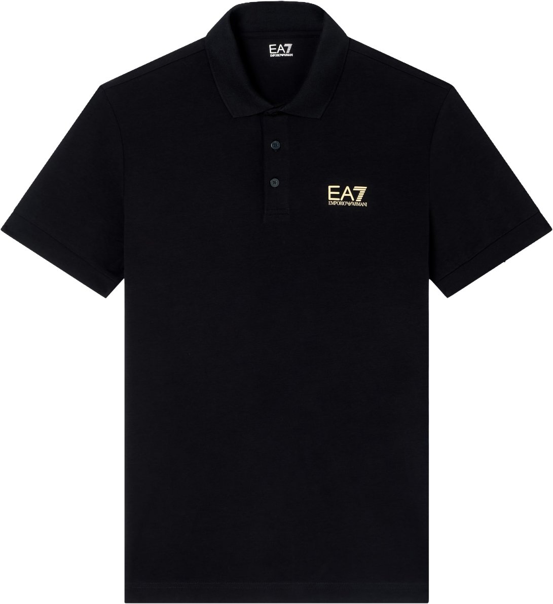 EA7 Polo Shirt Black Zwart